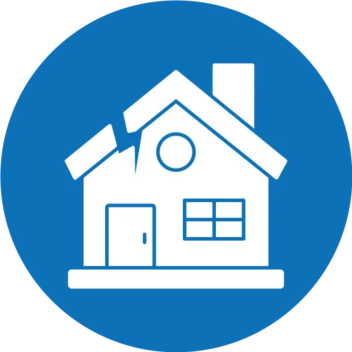 Damaged Roofing Materials