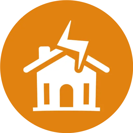 Storm damaged panels